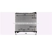 OE SPEC AVA RADIATOR FOR LAND ROVER RANGE ROVER (2013) 3.0 TDV6