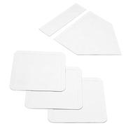 Oeab Baseball & Softball Base Set 5 Piece Rubber Field Bases for Youth & Adults Throw Down Bases for Baseball, Softball, Teeball, Kickball, Backyard, Practice (5pcs-White)