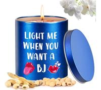 OEAGO Christmas Gifts for Him:9OZ Scented Candles, Funny Secret Santa Gifts for Men Him, Funny Presents for Men Husband Boyfriends on Valentines Day Birthday Christmas