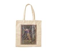 OEAOIOBU Baba Yaga Slavic Folklore Witch Design - Chicken-Leg Hut & Mortar Myth Art Tote BagReusable Grocery Bag for Daily Use