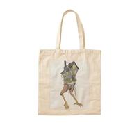 OEAOIOBU Baba Yaga's chicken legged house folklore illustration art Tote BagReusable Grocery Bag for Daily Use