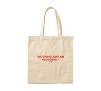 OEAOIOBU Charles Leclerc Nothing just an Inchident Quote Tote BagReusable Grocery Bag for Daily Errands School Work Travel
