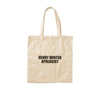 OEAOIOBU Henry Winter Apologist Cotton Tote BagReusable Grocery Bag for Daily Errands School Work Travel