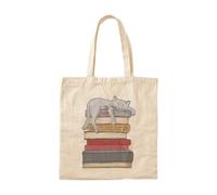 OEAOIOBU How to Chill Like a Cat Cotton Tote BagReusable Grocery Bag for Daily Errands School Work Travel