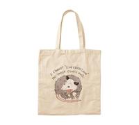 OEAOIOBU Opossum Live Laugh Love Cotton Tote BagReusable Grocery Bag for Daily Errands School Work Travel