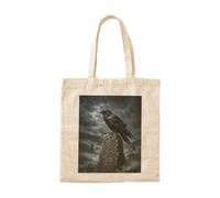 OEAOIOBU The raven of the ancient clans Tote BagReusable Grocery Bag for Daily Errands School Work Travel