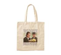 OEAOIOBU what excellent boiled potatoes Funny Meme Tote BagReusable Grocery Bag for Daily Errands School Work Travel