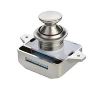 OEBHA 10pcs Camper Car Push Lock Caravan Boat Motor Home Cabinet Drawer Latch Button Locks Furniture Door Lock Hardware(Carlock001-PN)