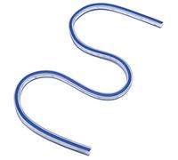 OEBUAFI 1 PCS Flexible Plastic Curve Rule Ruler for Drafting, Engineering, Construction with Bending Shapes, Durable Plastic Material, And Double Sides (60cm/23.6in)