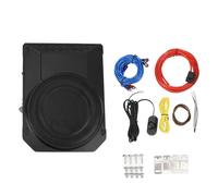 OEBUAFI 10 Inch Active Subwoofer, Ultra Thin 800W 2.5 Ohms Under Seat Powered Car Subwoofer with Wired Volume Controller for Vehicle Sound System