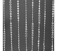 OEBUAFI 10mm Crystal Like Acrylic Beads Curtain Shiny String Beads for Wedding Birthday Party Decor 10m/roll (Transparent)