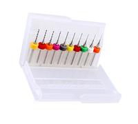 OEBUAFI 10Pcs Carbide Micro Drill, 0.3 to 1.2mm with Large Discharge Space for PCB Print Circuit Board Tungsten Carbide Engraving Long Life