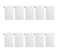 OEBUAFI 10pcs Net Bag, Fine Mesh Filter Bags with Special Zipper Function for Pool Vacuum Cleaner, Captures Leaves Branches Debris