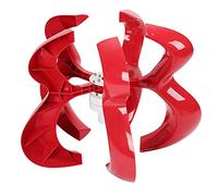 OEBUAFI 12V 24V Wind Generator Durable Red Gourd Shape Vertical Axle Wind Power Generator Kit for Outdoor Use (300W)