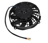 OEBUAFI 190mm 80W Universal Radiator Cooling Fan 7.5in 10 Blade Reversible Push Pull Electric Engine Cooling Fan with Mounting Brackets for Vehicle Engine