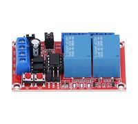 OEBUAFI 2 Channel Relay Module with Self Locking Function High Level Actuator for Robotics and Automation 63.5mm Size (24V)