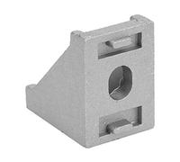 OEBUAFI 2028 Aluminum Profile Corner Bracket, 50Pcs Right Angle L-Type Brackets for Easy Assembly, Lightweight Design, 28x28x20mm