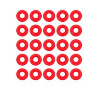 OEBUAFI 25Pcs Red Silicone Grolsch Gaskets Swing Top Bottle Seals Flip Top Bottle Gaskets, Home Brew Beer Seals, with Premium Silicone