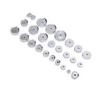 OEBUAFI 25pcs Watch Case Closer Dies Set Wear-Resistant Scratch-Proof Watch Die Kit for Various Types