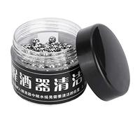OEBUAFI 300pcs 4mm Stainless Steel Cleaning Beads, Decanter Cleaning Ball with Spiral Storage Container for Bottle Purifying