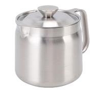 OEBUAFI 304 Stainless Steel Grease Container with Removable Fine Strainer for Filtering and Storing Cooking Oil Bacon Grease and Sauces (1000ml)