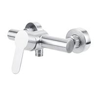 OEBUAFI 304 Stainless Steel Shower Faucet Bathroom Shower Tap with Widened One-Piece Handle Ceramic Spool for Wall-Mounted Installation G1/2in (304 Faucet)