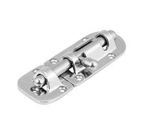 OEBUAFI 316 Stainless Steel Lock Marine Boat Door Window Latch Slide Clasp with Lost Wax Polish Finish for Direct Replacement No Drilling (110mm)