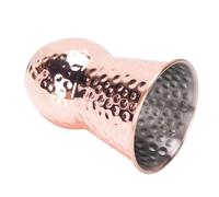 OEBUAFI 400ml Hammered Cup Rose Gold Stainless Steel Drinking Cup with Unique Hammered Texture for Cocktails Wine Beverages