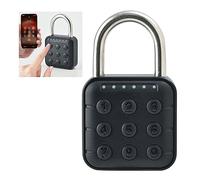 OEBUAFI 6 Digit Password Lock Electronic Combination Padlock - Durable Lock for Suitcase, Cabinet, Warehouse Door, Dormitory Door