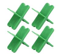 OEBUAFI 8 Pcs ABS Deck Spacer Tools 4 Thicknesses 1/16 1/8 3/16 /4 Inch Green Deck Board Spacers with Screw Alignment Marks for Pressure Treated Composite PVC Decking