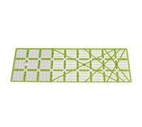 OEBUAFI Acrylic Quilting Ruler Transparent Sewing Ruler with 30 45 60 Degree Markings for Cutting Fabric Strips From Bolts