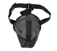 OEBUAFI Adjustable Breathable Mesh Dog Muzzle, Anti Biting Puppy Mouth Cover Flexible Pet Cage Muzzle Air Mesh for Dog Walking Training Outdoor Activities (XL)