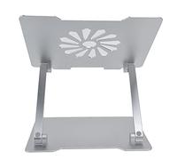 OEBUAFI Aluminum Alloy Laptop Stand Adjustable Height Ergonomic Portable | Fits 10-17in Laptops, Hollow Design for Cooling, Stable Aluminum Base with Storage Shelf, Non-slip Silicone Pads