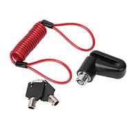 OEBUAFI Anti Theft Disc Brake Lock for Mijia M365 Electric Scooter, Convenient One-Press Operation, Enclosed Reminder Cable, Heavy Duty Metal Body, High Strength and Durable, Ensures Scooter Security