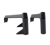 OEBUAFI Aquarium Plant Holder, 5 Hole ABS Plastic Hanging Aquatic Plant Cup for Fish Tank Decorations, with Integrated Hook for Pothos Daffodils Lucky (Long Hook Short)