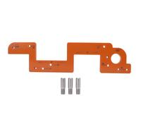 OEBUAFI Arc Grooving Auxiliary Tool,Anti Slip Easy to Operate Cabinet Door Slot Position Template for Woodworking Tool Made of Metal Suitable for A Wide Range of Furniture Doors (8mm)