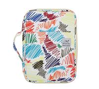 OEBUAFI Art Pencil Case Sketch Pencil Organizer Nylon Storage Bag Holds 96 Sketch Pencils 72 Watercolor Pens with Zipper Design for Children Students Artists (96 Colors)