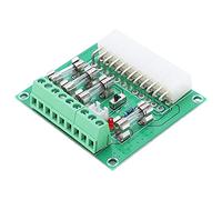 OEBUAFI ATX 20Pin 24Pin Power Supply Adapter Board with Toggle Switch for Computer Benchtop, Backup Power Supply for Stable Working, Suitable for Amplifier Boards