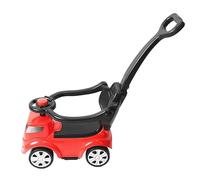 OEBUAFI Baby Ride On Push Car Whistle Steering Wheel Red, Kids Push Around Buggy, Outdoors Use