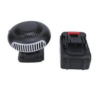 OEBUAFI Battery Powered Space Heater Rapid Heating Electric Heater for Outdoor Home and Car 2500mAh Portable 17in