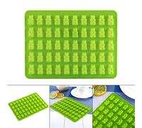 OEBUAFI Bear Chocolate Mold, Premium Silicone Non Stick Candy Gummy Maker with Heat Resistant up to 475F, for Chocolate Candy Ice Tray