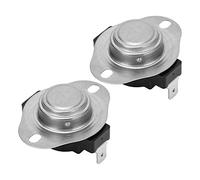 OEBUAFI Bimetal Snap Disc Temperature Switch Durable Thermostat 25A for Electric Water Boiler Engineering Plastic 2PCS (75℃)