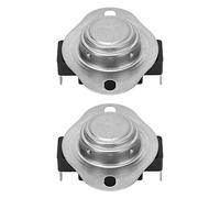 OEBUAFI Bimetal Snap Disc Temperature Switch Durable Thermostat 25A for Electric Water Boiler Engineering Plastic 2PCS (110℃)