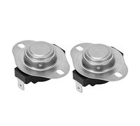 OEBUAFI Bimetal Snap Disc Temperature Switch Durable Thermostat 25A for Electric Water Boiler Engineering Plastic 2PCS (65℃)