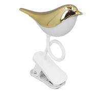 OEBUAFI Bird Reading Desk Lamp Touch Control Stepless Dimmable USB Rechargeable Night Light for Kids Study Room, Flexible Gooseneck Design Clamp/Holder On Table Lamp
