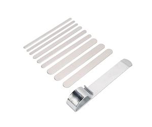 OEBUAFI Bracelet Bending Bar Kit, High Hardness Alloy Steel with 9 | Core Component for Bangle Making, Durable Metal Bender, Blank Bar for Custom Engraving, Reusable Tool for Rounded Oval Cuffs