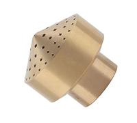 OEBUAFI Brass Column Fountain Nozzle, 6 Size Options for Porous Water | Solid Brass Construction, Resistant, 1/4 to 2 Inch Connection Sizes, Fireworks Spray Effect, Easy Install with PVC Tubing