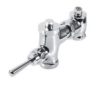OEBUAFI Brass Retractable Urinal Flush Valve Hand Pressing Type with Adjustable 105-115mm Center Hole Distance for Toilet Bathroom Home Office Hotel