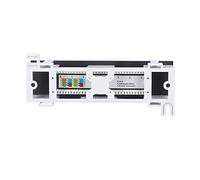 OEBUAFI CAT6 Network Cable Panel with Practical 8 Port Design for Voice Data Audio Video Fibre Optic Cables Plugging Times Not Less Than 800 Securing Fixing Screws