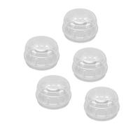 OEBUAFI Childproof Stove Knob Covers Heatproof PC Locks for Knobs Under 2.4" - Safe and Convenient for Families - 5 Count (5PCS)